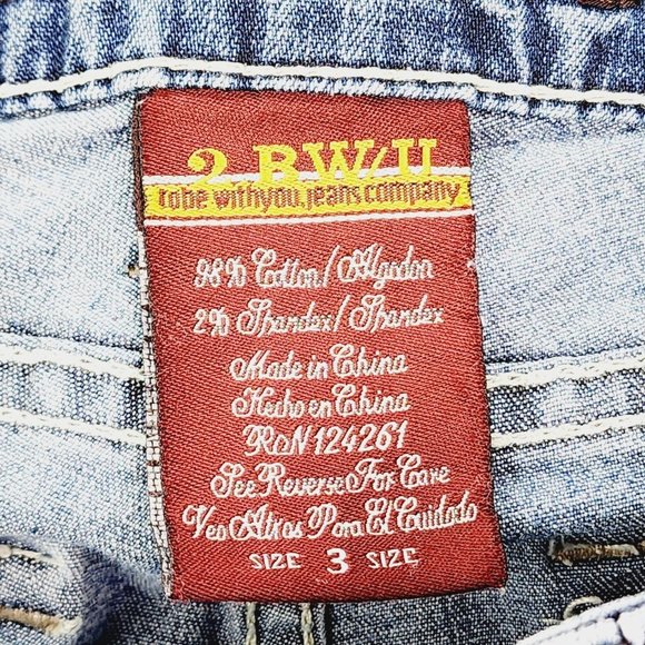 To Be With You Women's Skinny Denim Jeans Size 3 Blue Stretch - Picture 5 of 12